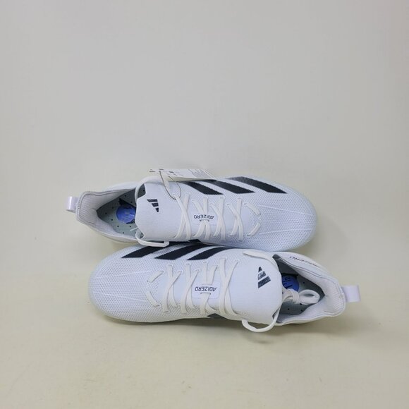 Adidas Adizero Electric + Football Cleats White Black IH7451 Men's Size 11.5 - Picture 9 of 10